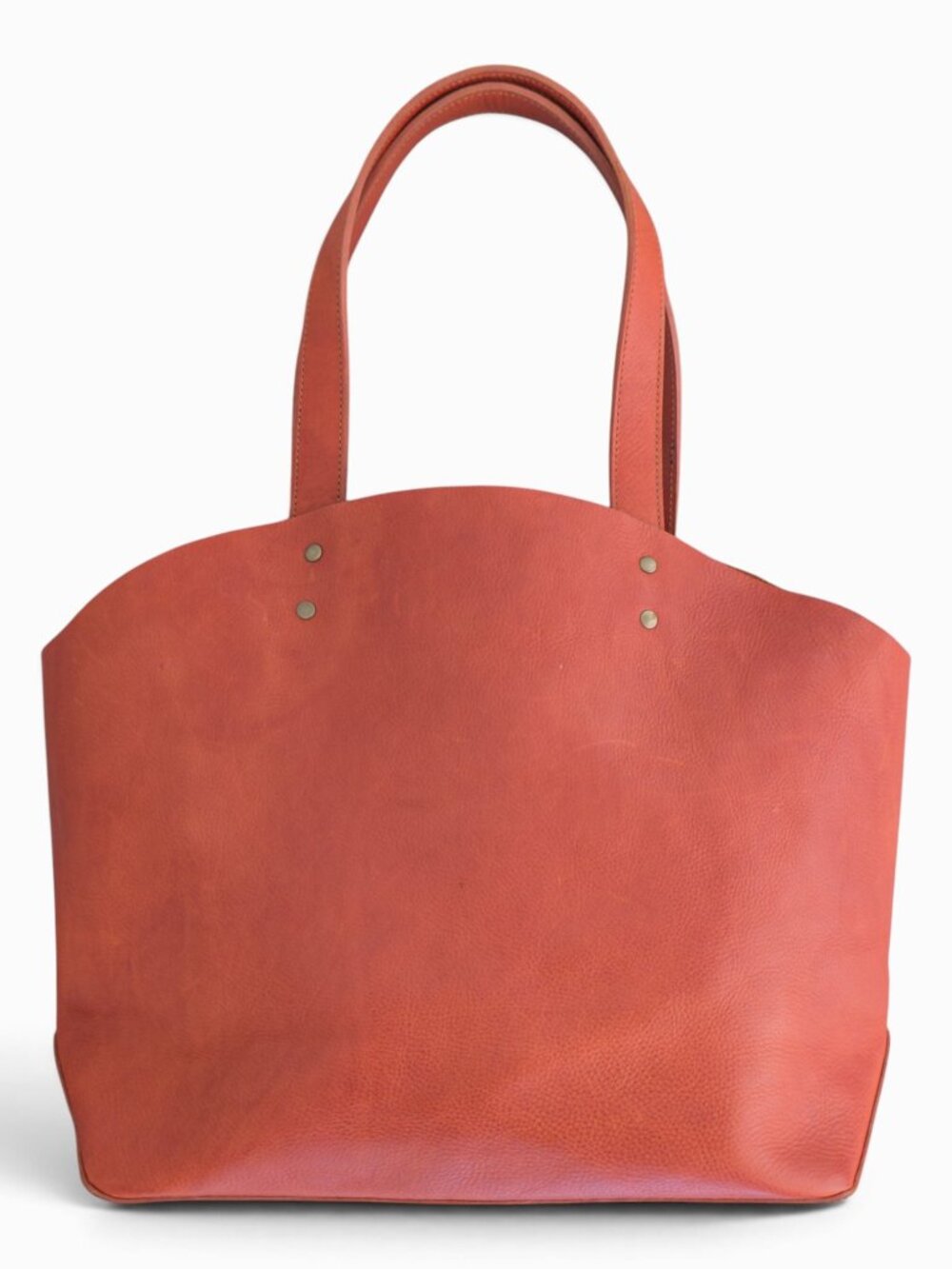 Moore & Giles Welden Tote, Chestnut Pebbled Leather, Made in USA